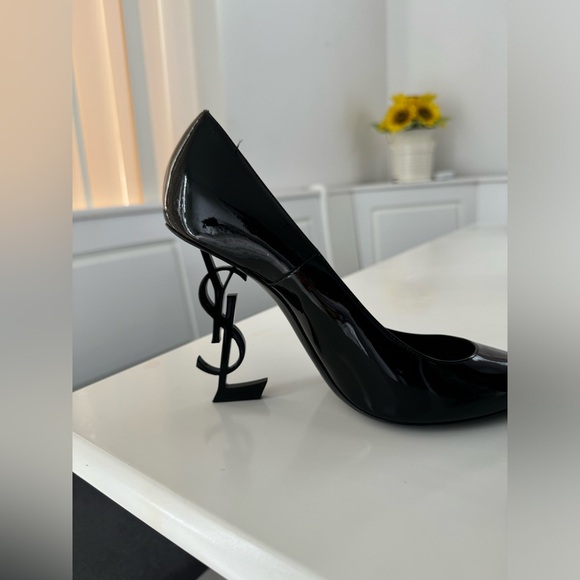 YSL Opyum Leather Heels size EU 38; US SIZE 7.5//8 - Picture 4 of 14